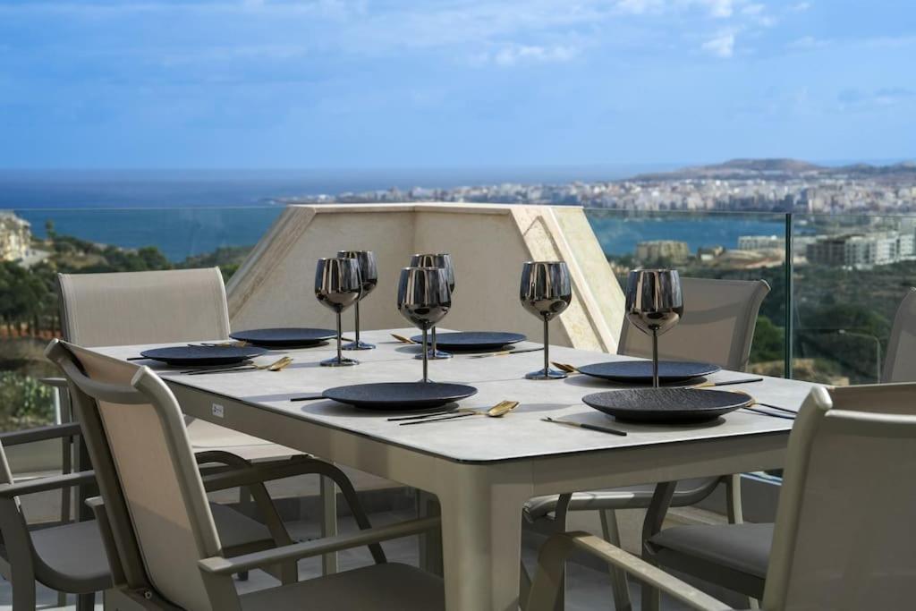 Lux Sea&Country Views With Pool Apartamento Mellieha Exterior foto