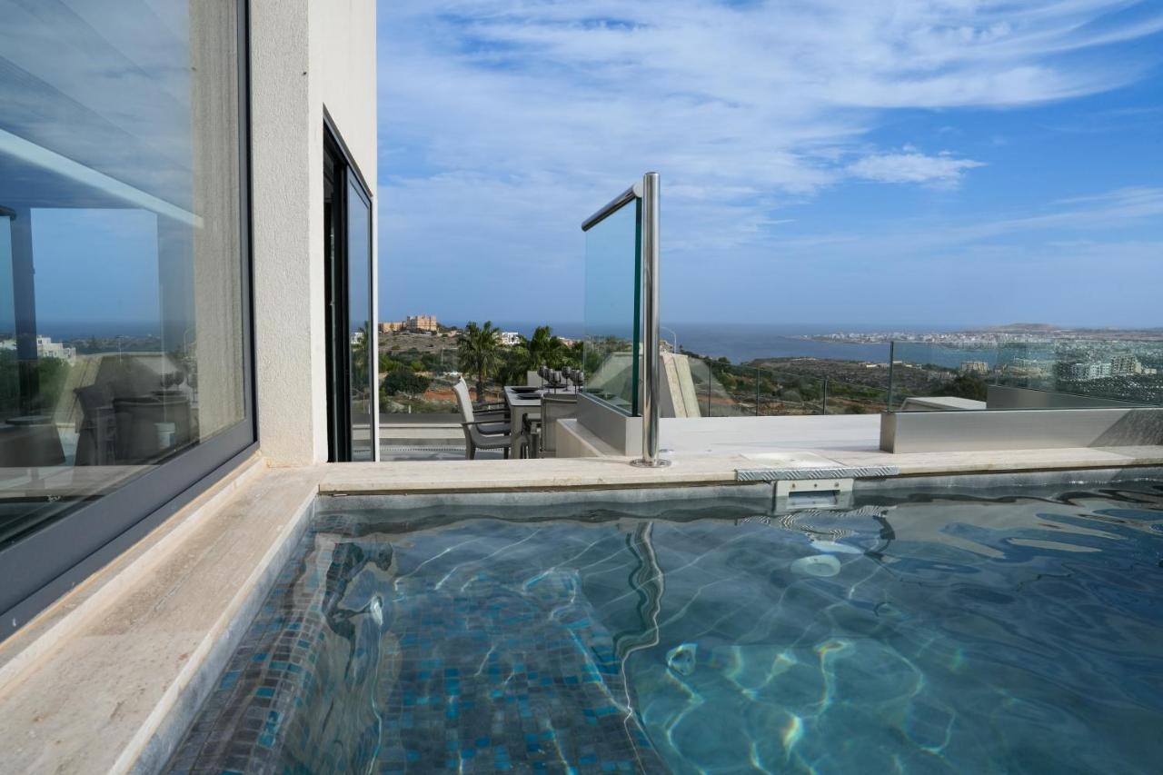 Lux Sea&Country Views With Pool Apartamento Mellieha Exterior foto
