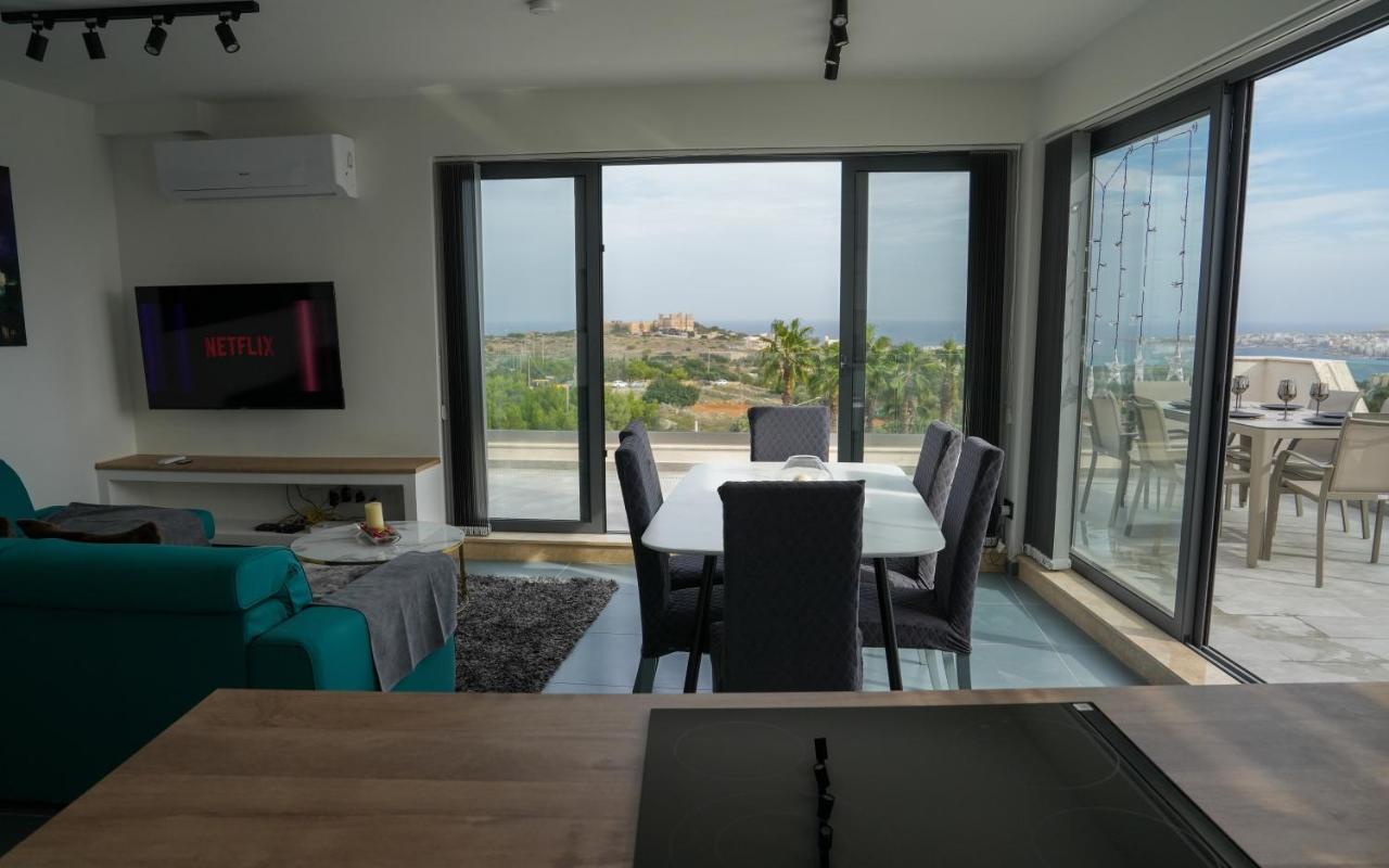 Lux Sea&Country Views With Pool Apartamento Mellieha Exterior foto